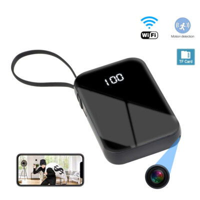 Mini Wifi Camera HD 1080P 5000mAh Power Bank Home Security Wireless Nanny Cam