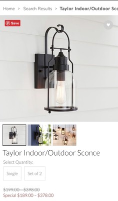 Pottery Barn Fisherman S Indoor Outdoor Sconce New In Box Ebay