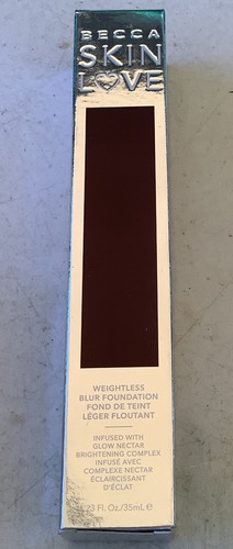BECCA SKIN LOVE SCHWERELOSE UNSCHÄRFE FOUNDATION ""MAHAGONI"" 1,23 OZ NEU IM KARTON