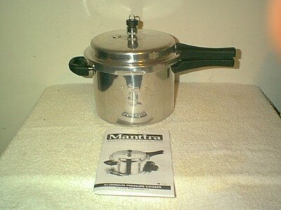 MANTTRA TTK PRESTIGE ALUMINIUM PRESSURE COOKER WITH INSRTRUCTION / RECIPE BOOK