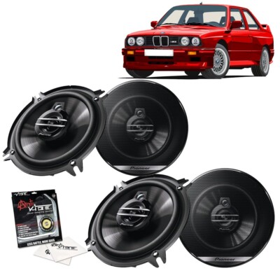 BMW 3 Series E30 - Pioneer Front & Rear 3-Way Speakers Upgrade Package ...