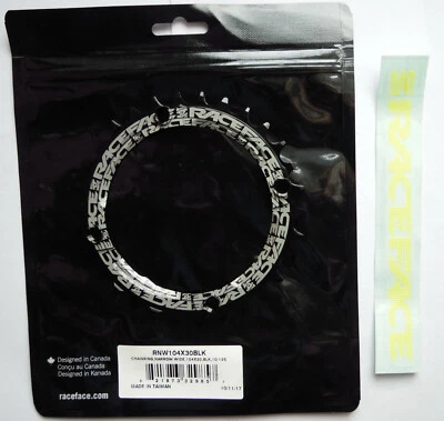 RaceFace - Kettenblatt Narrow Wide 30T 10/11/12-Gang 104mm 4 Löcher AL - NEU - Bild 1 von 2