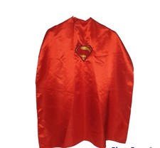 DC Comic Superman Boy Kid Child Red Cape Dress Up Halloween Costume Accessory