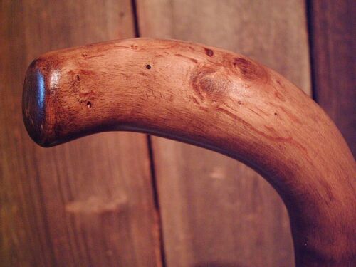 walking stick cane natural grown ROOT HANDLE for A GOOD sized hand MADE IN USA