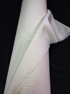 Noble robes DECO Taft Tissu 148 cm de large blanc au mètre substances rideaux tissu 