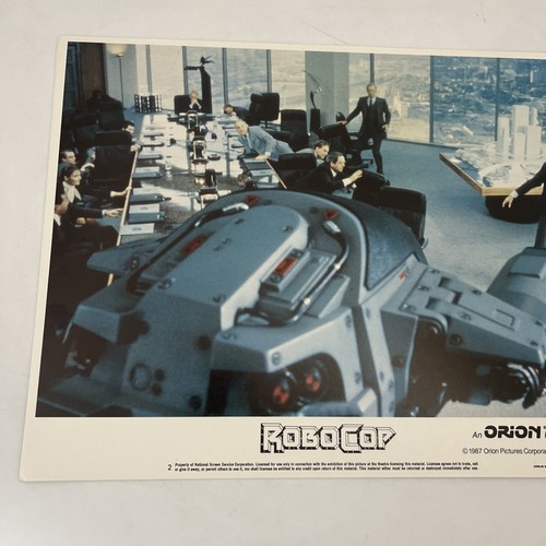 ROBOCOP ORIGINAL 11x14 LOBBY CARD SET OF 3 Cards- 1987 PETER WELLER NANCY ALLEN - Picture 9 of 10