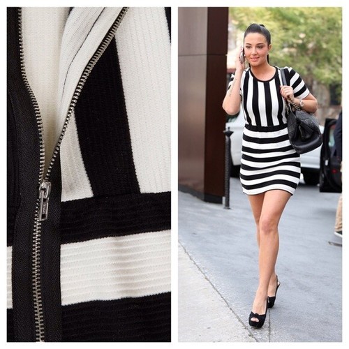TopShop Bianco Nero Tubino UK10 EUR38 US6