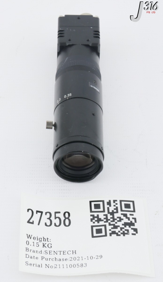 ペイ 27358 SENTECH ANALOG PROGRESSIVE CCD CAMERA W/ LDA75 LENS STC