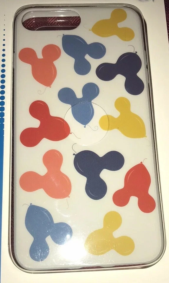 Disney Parks x Comida Chatarra Mickey Icono Globos iPhone Estuche 6s+ 7+ 8+ Plus Nuevo Foto 2 de 3
