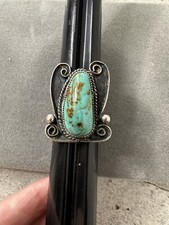 Vintage Native American Turquoise Chunk Ring Size 9.25