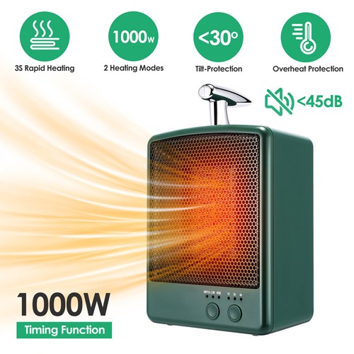 1000W Electric Ceramic Space Heater Hot Air Fan W/ Thermostat For Home Office - Picture 38 of 72