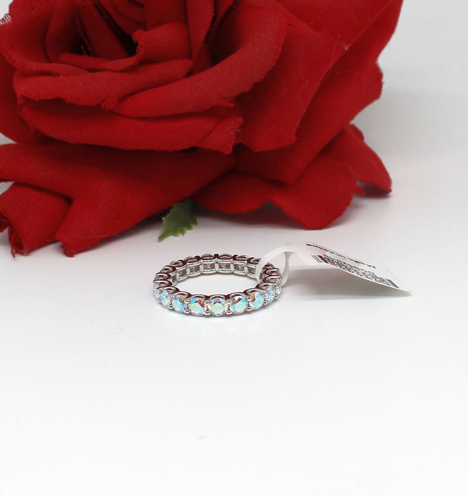 Gorgeous NWT JTV Bella Luce AB Eternity Band   Ring Size 10 5.4g  CAT RESCUE