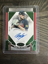 2024 Topps Tier One Bryce Elder Advanced Stat Autograph Card Green #8/49