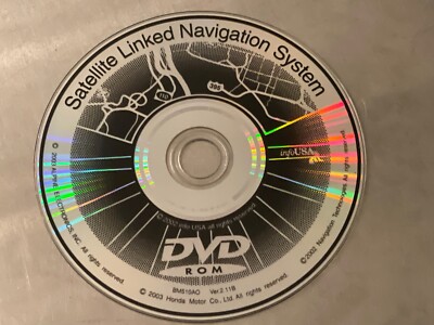 2003-2004 HONDA PILOT NAVIGATION DVD VER  2.11B FACTORY HONDA PILOT 100% OEM 