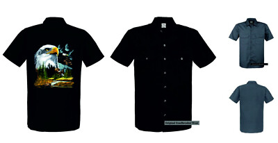 Worker Shirt 2 Farbtöne Adler Natur & Wildnissmotiv Modell 3 Adler