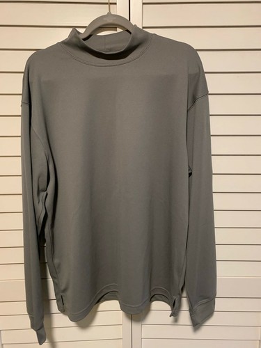 Long Sleeve Mock Turtle Neck Shirt Logo 