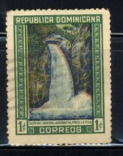 1946 47 - DOMINICAN RP - WATERFALL OF JIMENOA - SCTT 422 A95 1C