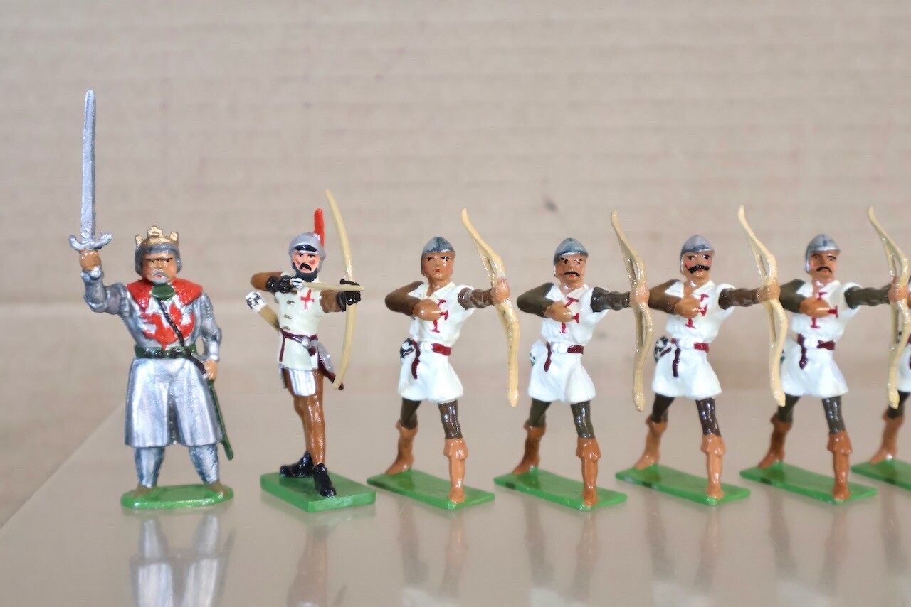 Figurine Britains Knights Henry V à Pied Avec épée - 54mm, Métal Peint (occasion)