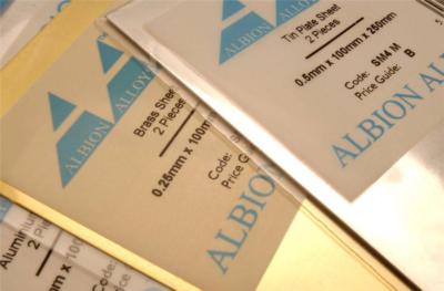 Albion Alloystin Plate Sheet 0.0711cm - 10.2cm x 25.4cm - 2 Pack (Ref: SM4)