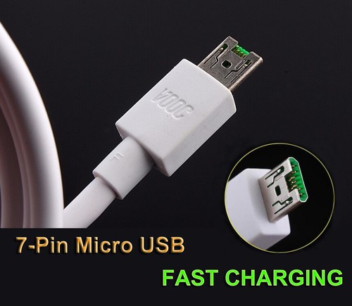 Original VOOC USB Cable Fast Charger Adapter Cord For Oppo Realme 2 R15 F9 Pro - Zdjęcie 3 z 4
