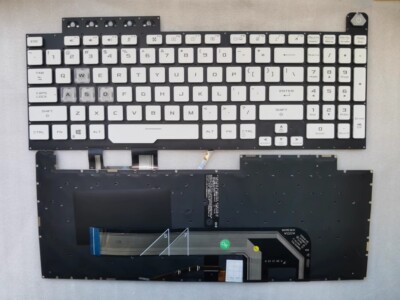 New US Keyboard For ASUS TUF Gaming FX506HCB FX506HEB FX506HM Backlit white