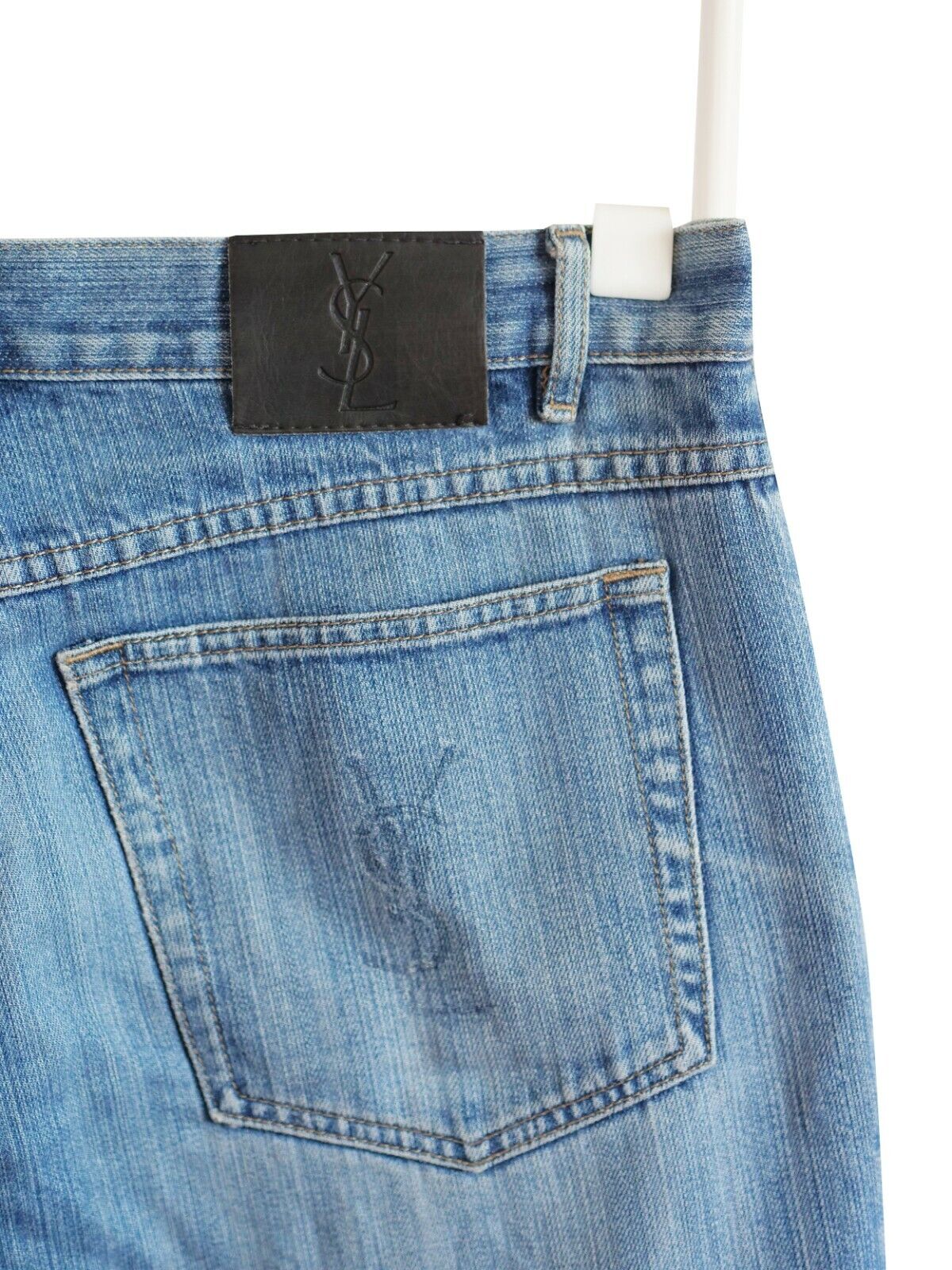 80-90s Saint Laurent vintage denim pants-