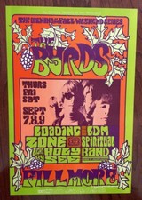 1967 ORIGINAL PSYCHEDELIC BYRDS BILL GRAHAM FILLMORE POSTER BG 82 1ST MINT!