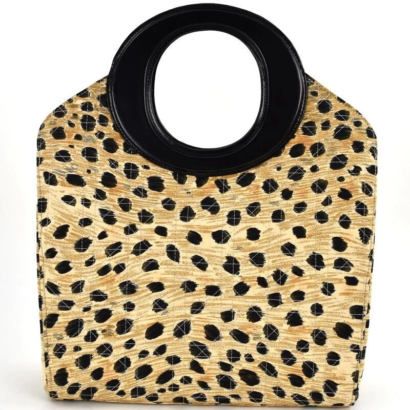 Sac à main fourre tout matelassé Christian Dior motif léopard occasion excellent + authentique