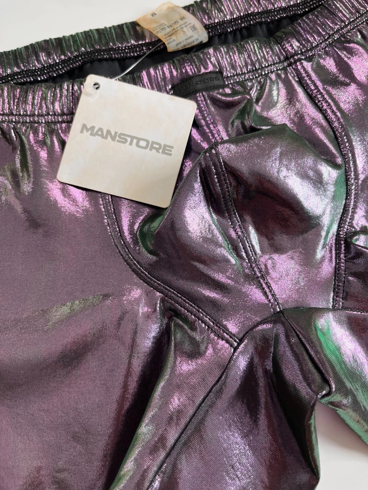 Pantalón Boxer Manstore Hip M2316 Talla S: Nuevo Púrpura Aceite Foto 2 de 3