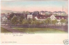 19736 Ak Gruß vom Gasthaus Leubnitz Neuostra um 1910