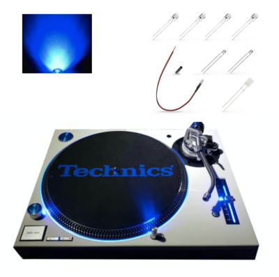Technics SL-1200 SL-1210 Electric Blue LED Upgrade Kit (Water