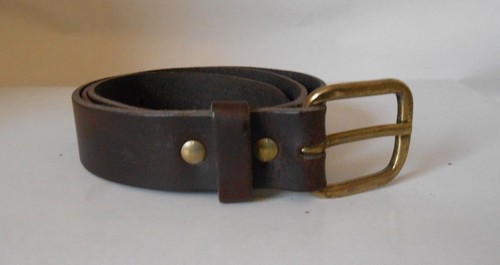 B3 Child's/kids/Childrens Geniune Leather Belt 1"/25mm 2 COLOURS size 23" - 29" - Picture 6 of 6