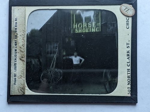 tolle Hufeisenstall Zauberlaterne Glasschieber - Bild 8 von 13