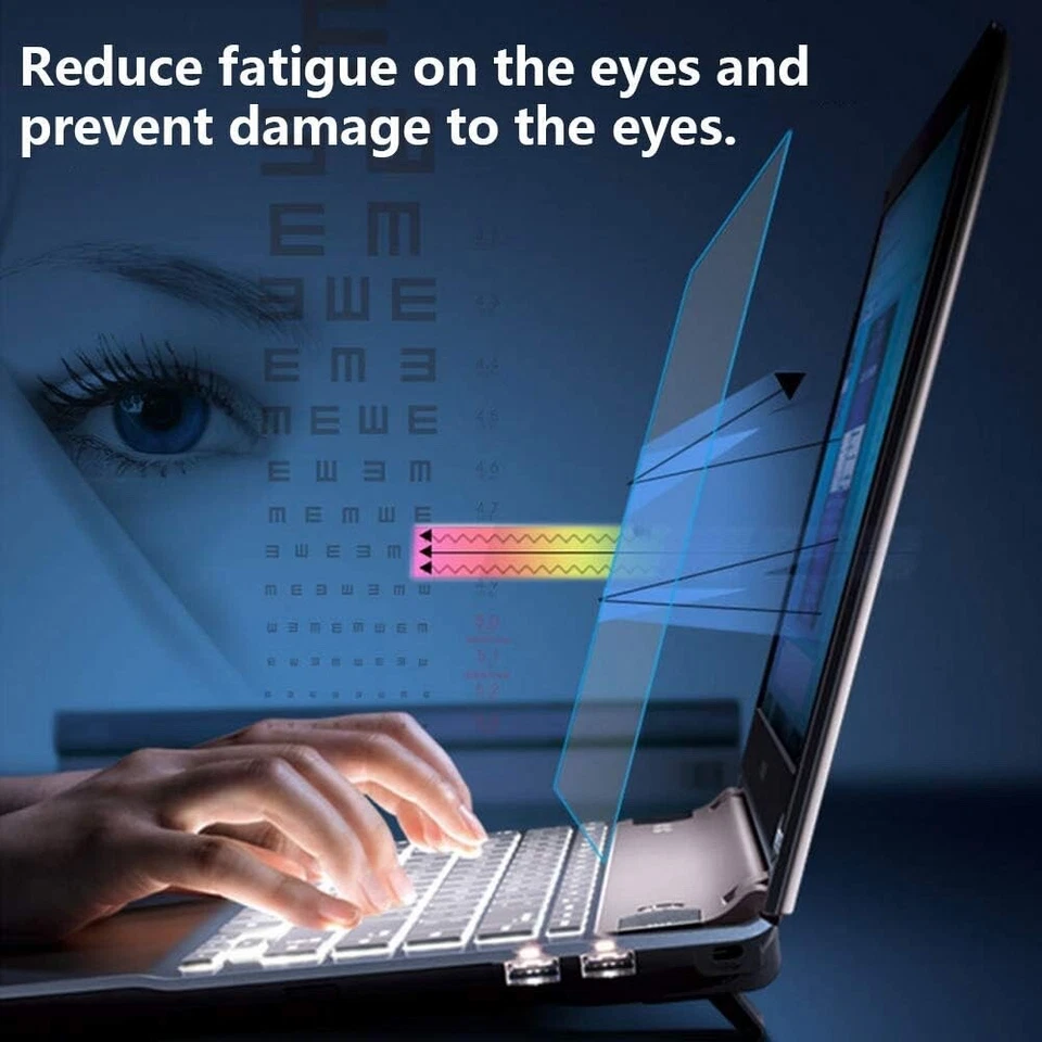 2 Pack 19"/16:10 Anti Blue Light Screen Filter Protector - Anti Glare Anti UV ## - Image 4 of 4