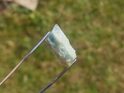 Burmese Raw Aquamarine 18.50ct Mogok Blue Aquamarine Burma Jewelry Rare