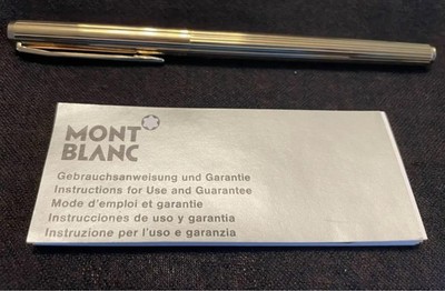 [New and unused] Montblanc 14K Nib Fountain Pen Noblesse Gold with box