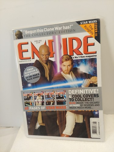 EMPIRE MAGAINE UK #156 JUNE 2002 STAR WARS EWAN MCGREGOR SAMUEL L JACKSON - Picture 3 of 4