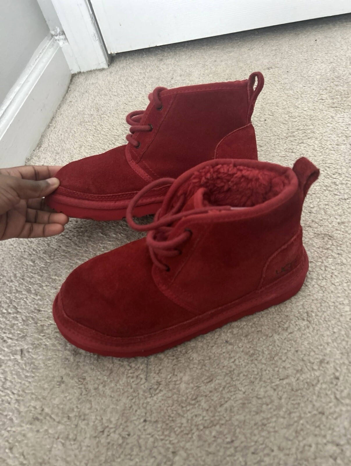 UGG Neumel Women's/girls Boot, Size 4 in men - Samba Red (1094269S) image 2