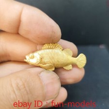 Pure Copper Pocket Small Stone Fish Deep Sea Cute Rock Fish Ornaments