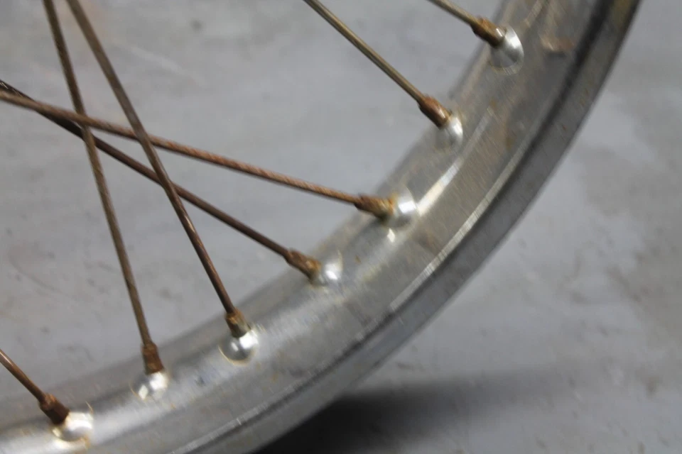  1976 HONDA CB750F OEM FRONT WHEEL RIM 19x1.85 - Image 4 of 4