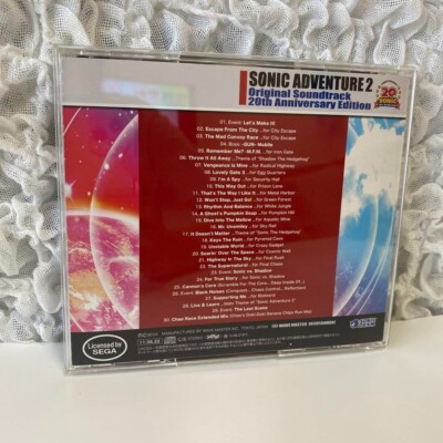Sonic adventure 2 soundtrack cuts unleashed SEGA 20th