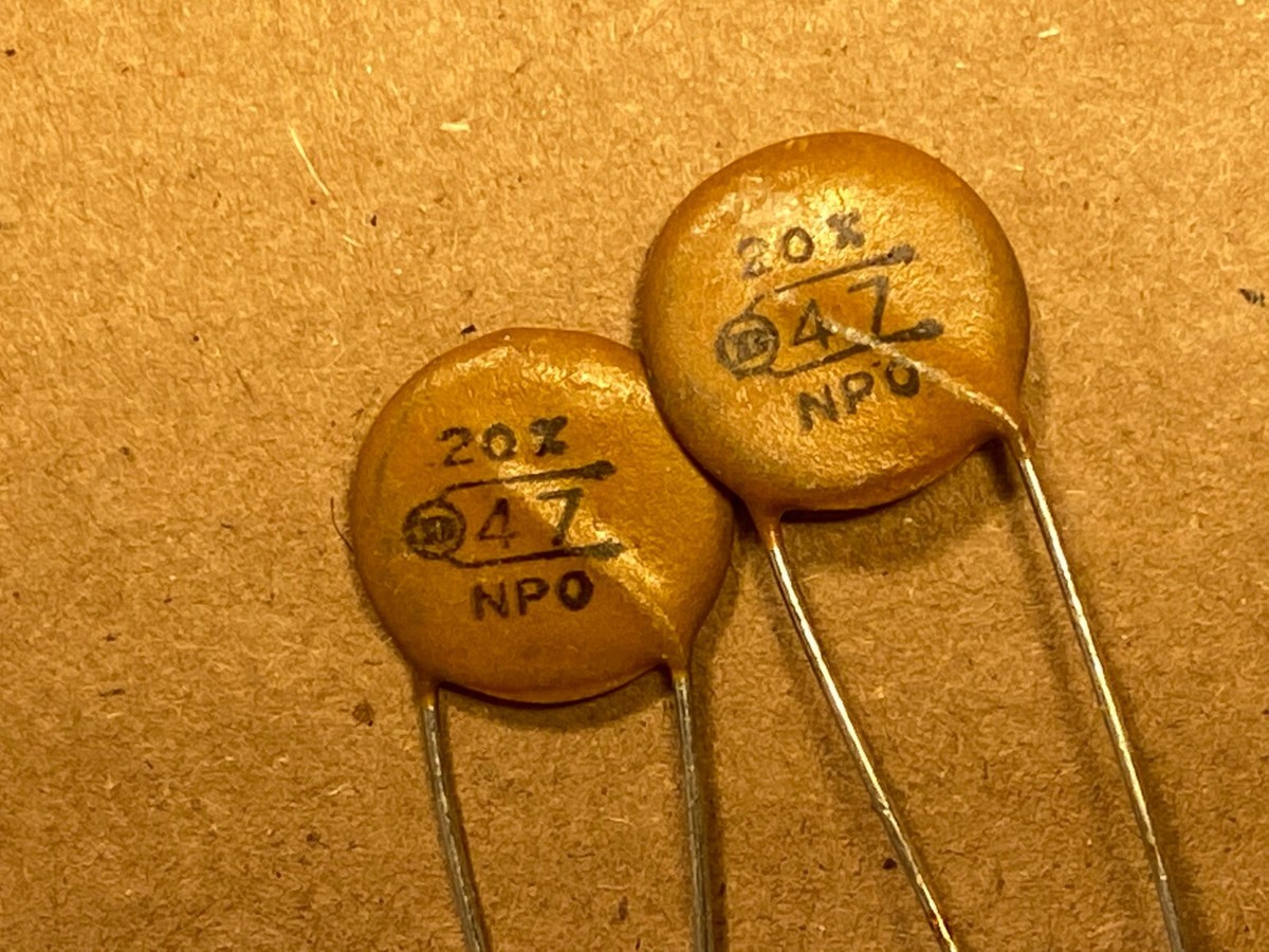 【中古】 SODA/ＣＤ/FWRDS-1001 2 NOS Vintage Circle D 47 pf 1kv Ceramic Disk Fender Bright