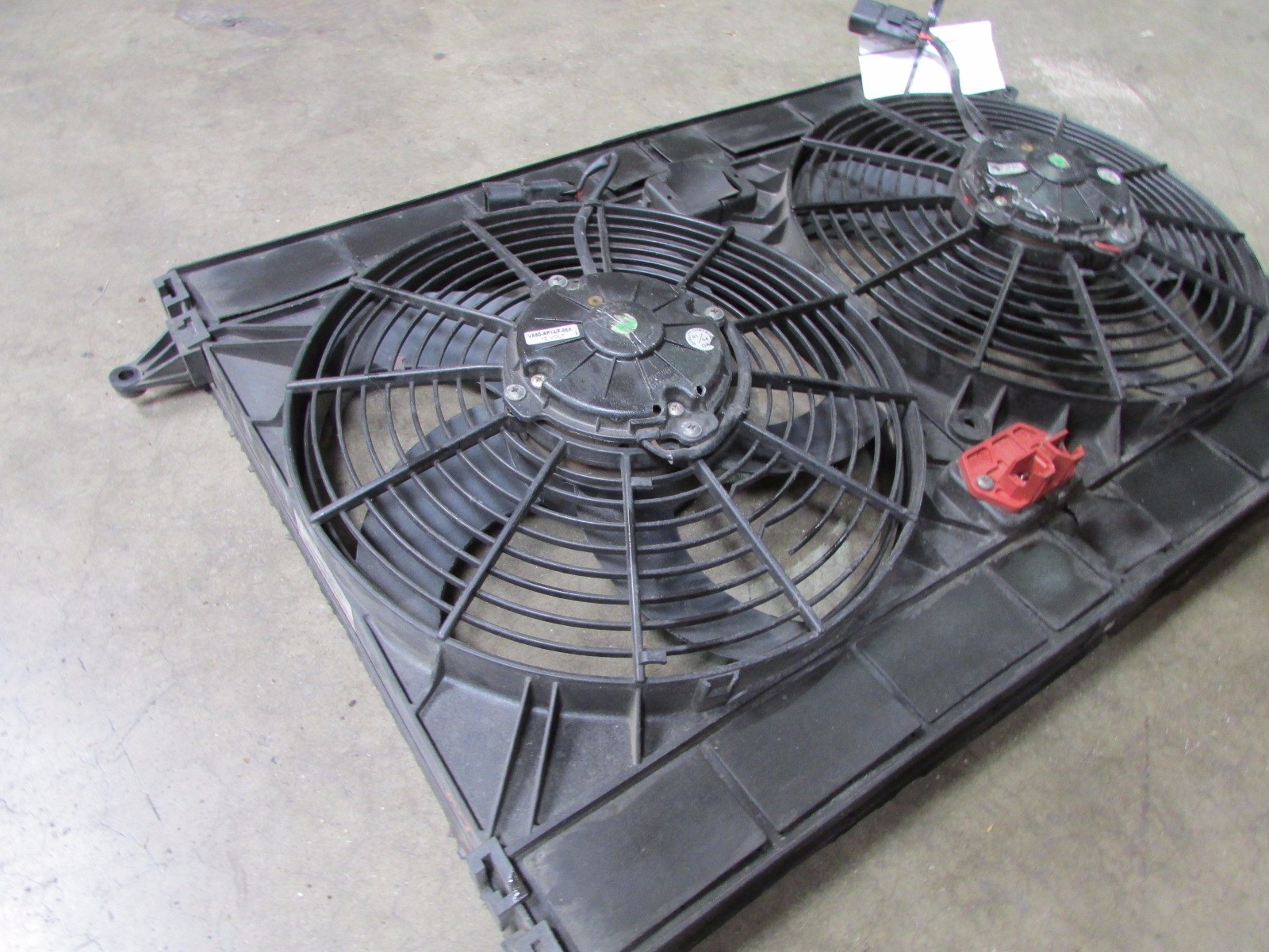 Maserati M128 Coupe, Radiator Conditioner Fan Motor Assembly, Used, P/N 221254