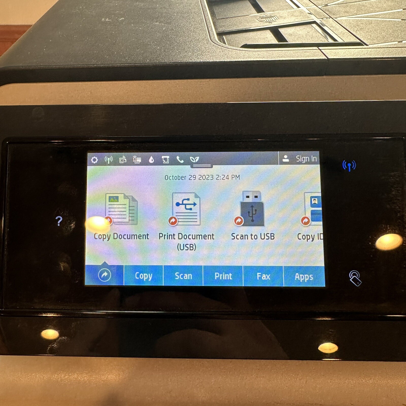 HP PageWide Pro MFP 577dw Wireless AllInOne Printer Tested Working eBay