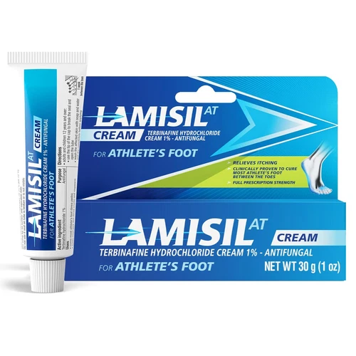 Lamisil Athlete's Foot Cream 1Oz Fast Relief Prescription Strength Fungal Tre...