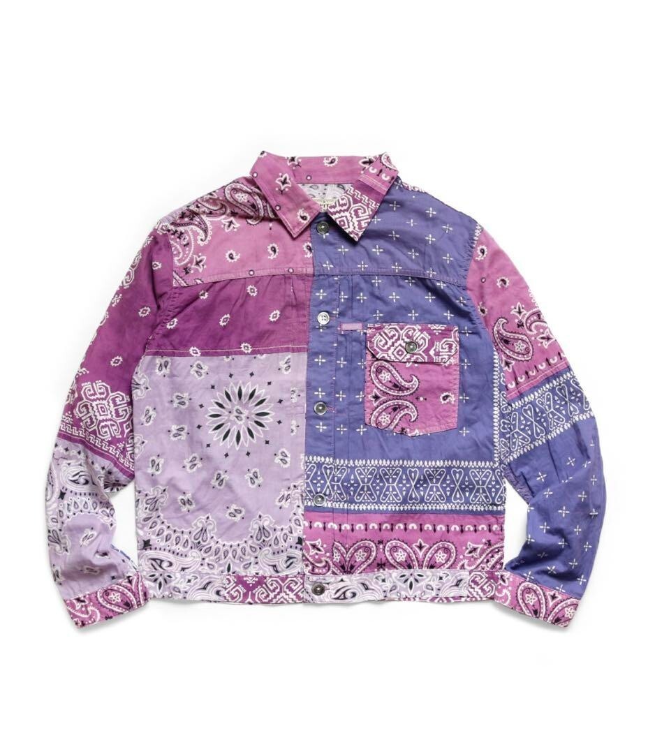 KAPITAL❁アメリカ製ヴィンテージバンダナ使用Tシャツ Unused Kapital Bandana Print Shirt, Size L | eBay