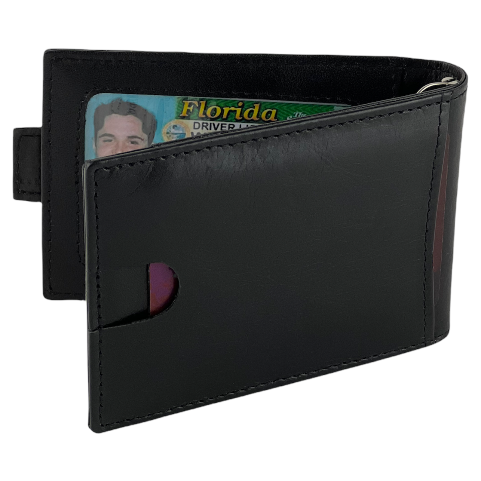Slim RFID Money Clip Wallet for Men – Bifold Front Pocket Card Holder-image