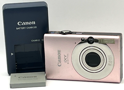 Canon IXY DIGITAL 20 IS Compact Digital Camera 8MP Pink w Canon IXY DIGITAL 20 IS Compact Digital Camera 8MP Pink w