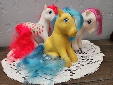 3 Vintage G1 My Little Pony Ponies