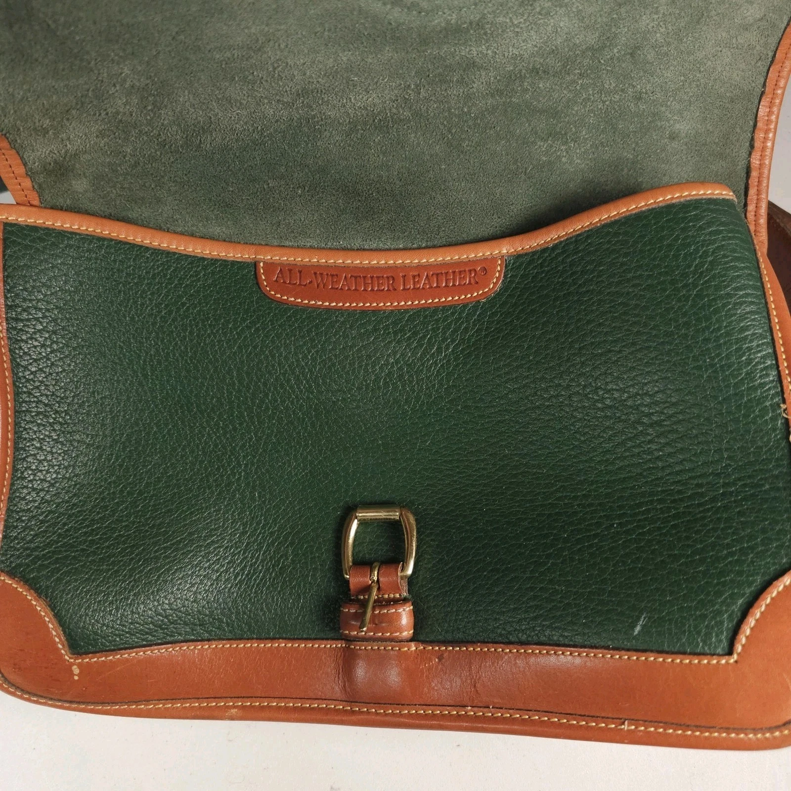 DOONEY & BOURKE borsa a tracolla verde per tutte le stagioni in pelle con ciottoli USA